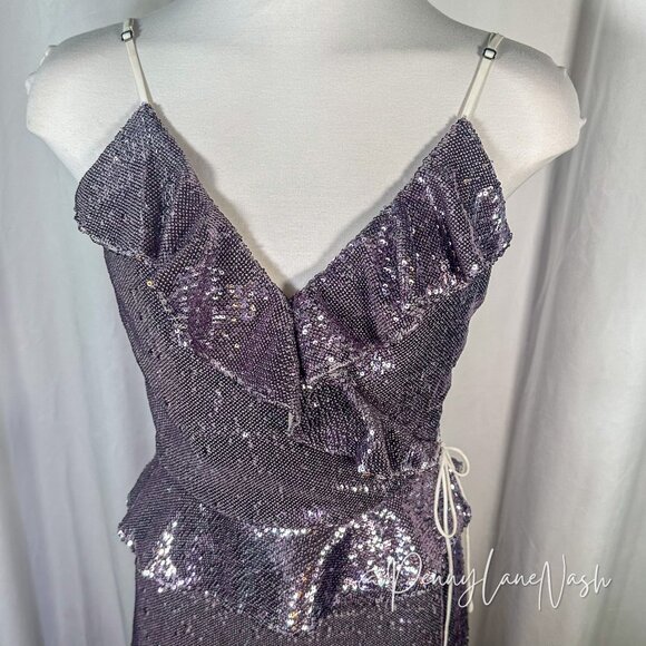 Rebecca Minkoff Sequined Ruffled Tank & Skirt Set - Picture 6 of 15